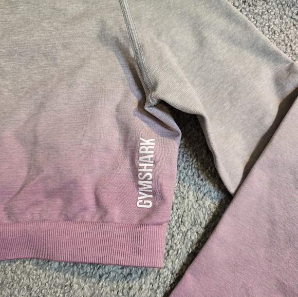 Gymshark Adapt Ombre Seamless Longsleeve Crop Gym Athletic - Picture 3 of 7